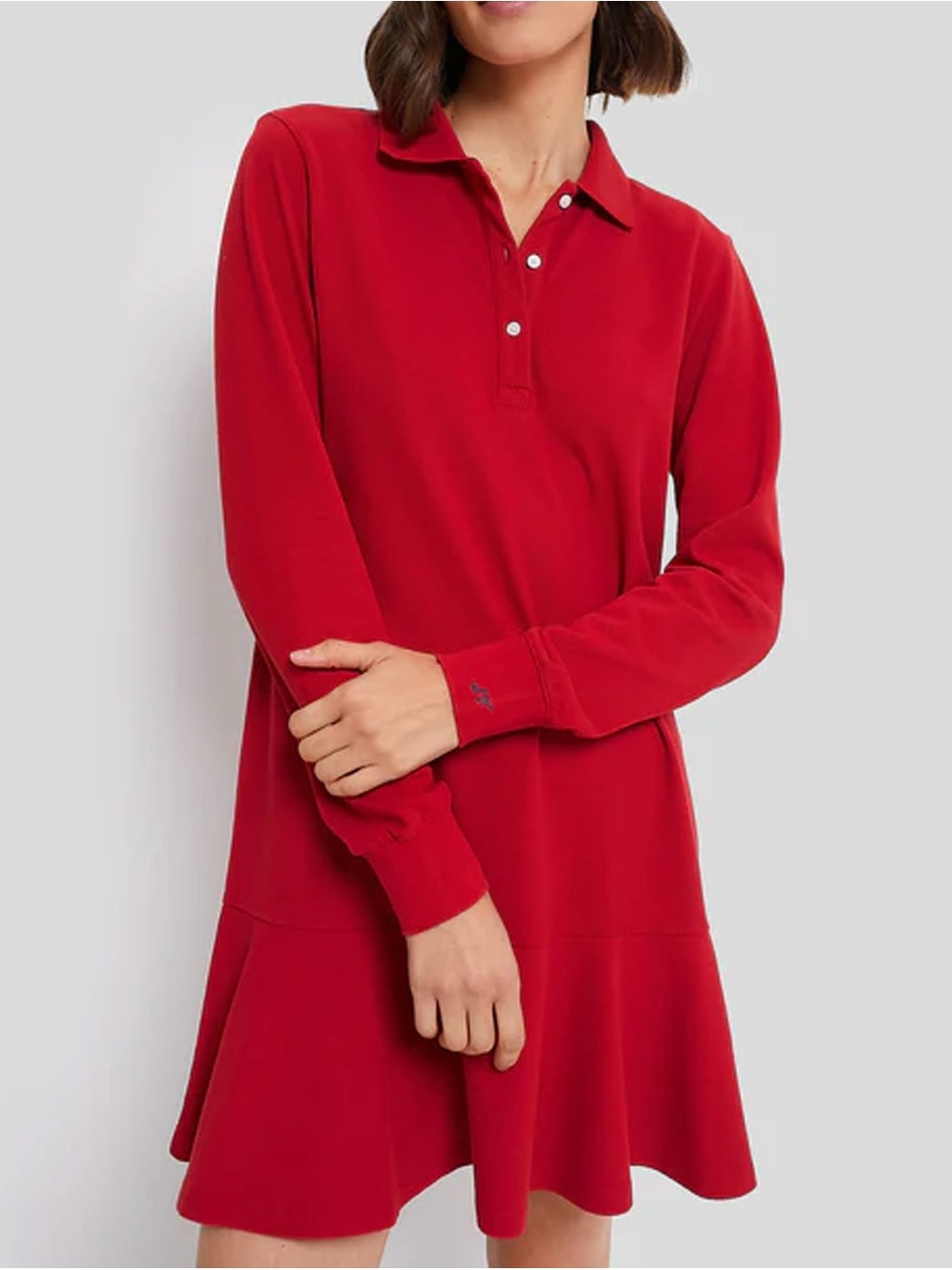 Tuckernuck Pique Polo Long-Sleeve Dress